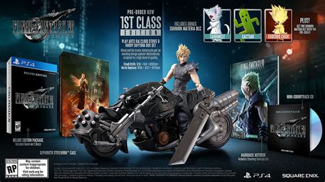 This is the unofficial subreddit for the final fantasy vii/final fantasy 7 remake. Final Fantasy 7 Remake limited edition 1st Class and ...