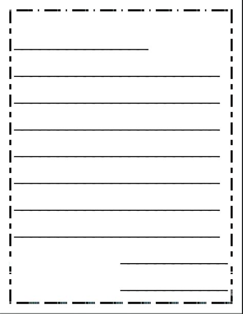 6 Best Images Of Second Grade Printable Lined Paper 2nd Grade Paper