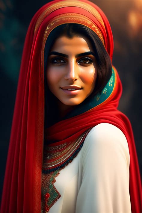 lexica middle eastern girl in modern fashion