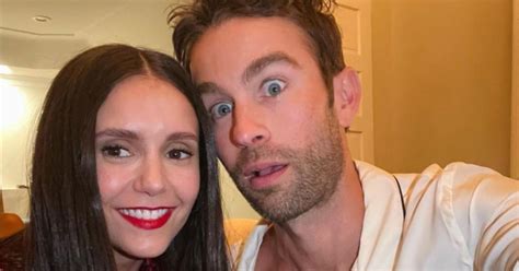 Fans Label Nina Dobrev And Chace Crawfords New Selfie As A Vampire Diaries And Gossip Girl