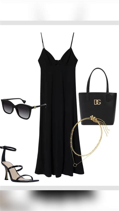 Black Dress Date Night Outfit Ootd Outfit Work Outfit Casual