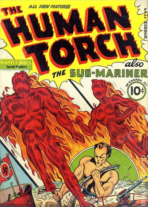 Human Torch Comics 1940 Comic Books