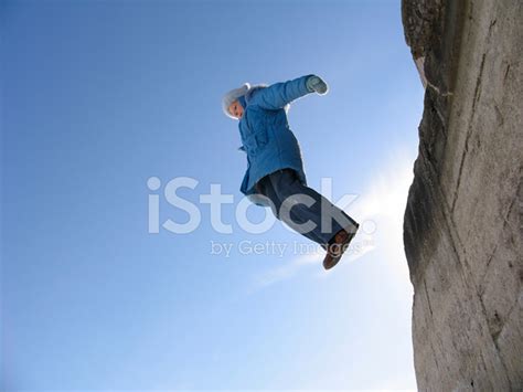 Jump From The Wall Stock Photo Royalty Free Freeimages