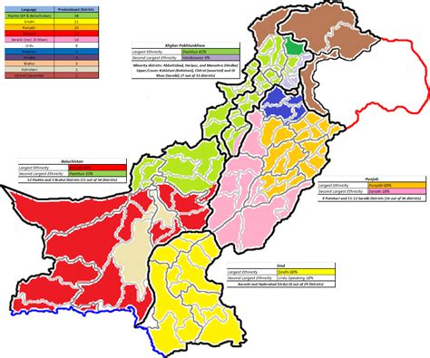 Tiger Khan Ethnic Map Of Pakistan