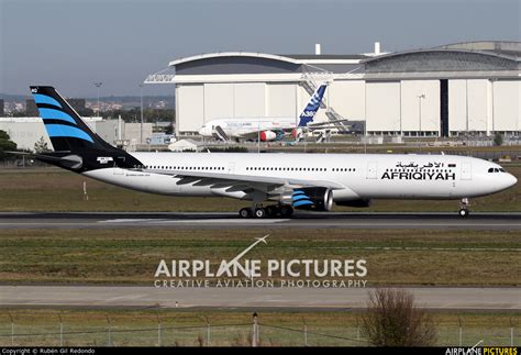 F Wwts Afriqiyah Airways Airbus A330 300 At Toulouse Blagnac