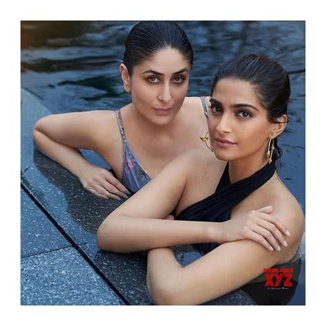 Karishma kapoor spotted at anil kapoor's house in juhu on 28th aug 2019. Actresses Karishma Kapoor And Sonam Kapoor Hot Swimming ...