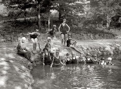 Shorpy Historical Picture Archive Skinny Dippers 1924 High Resolution Photo