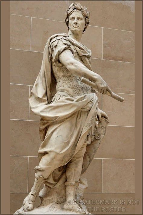 Poster Many Sizes Available Julius Caesar The Louvre Nicolas Coustou