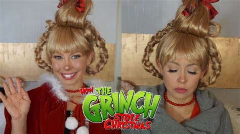 Cindy Lou Who Halloween Makeup Transformation How The Grinch Stole Christmas Youtube