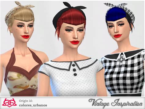 The Sims Resource My Everyday Pinup Hairstyle 01