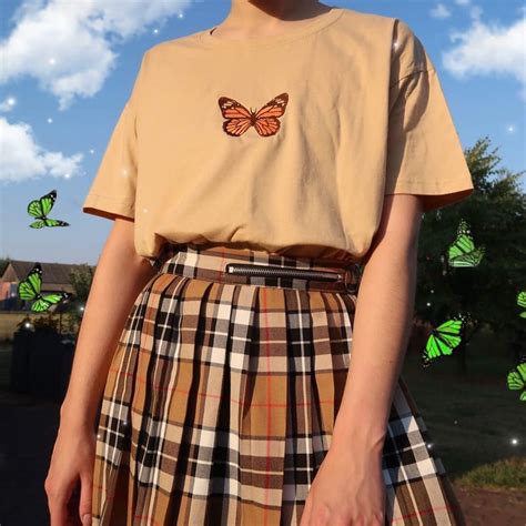 Butterlfly Shirt Butterfly Top Embroidered Shirt Y K Etsy France