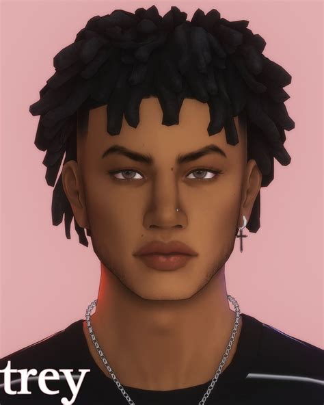 Cherrywisp Sims 4 Afro Hair Male Sims Hair Male Hair Sims 4 Mods