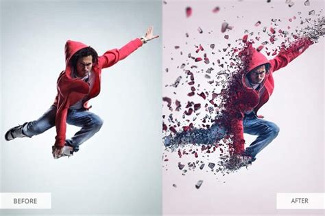 Free And Paid Photoshop Actions For Creating Stunning Dispersion Effects
