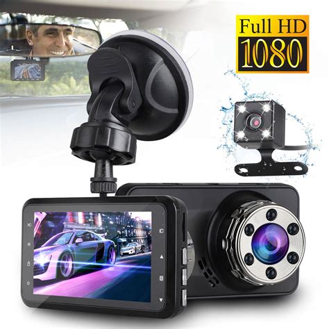 Dual Dash Cam 1080p Front And Rear Inside Cabin Cameras Tsv 170¡ãwide