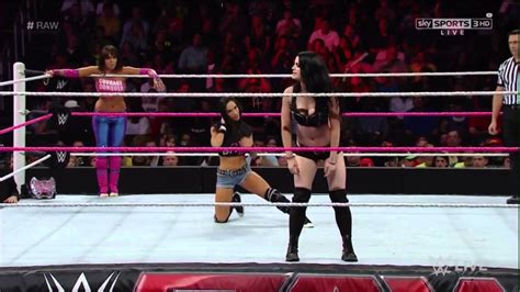 Wwe Raw 101314 Aj Lee And Layla Vs Paige And Alicia Fox 720p Youtube