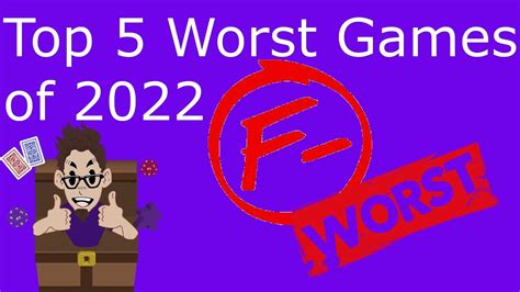 Top 5 Worst Games Of 2022 Youtube
