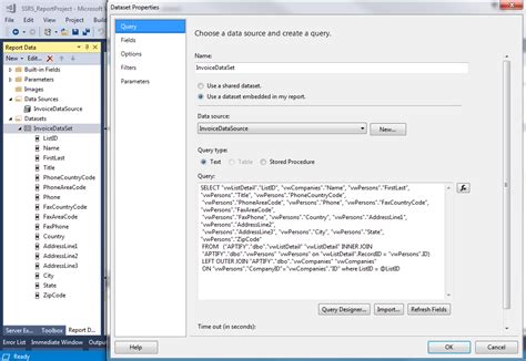 Working With Ssrs Reports Using Visual Studio Aptify Support
