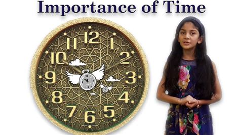 Speech On Importance Of Time The Value Of Time Youtube