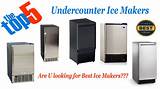 Pictures of Undercounter Ice Maker Machine