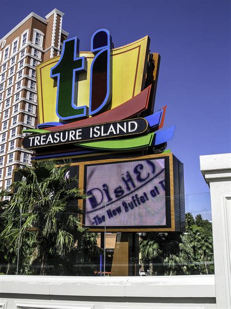 Treasure Island Hotel Las Vegas Map