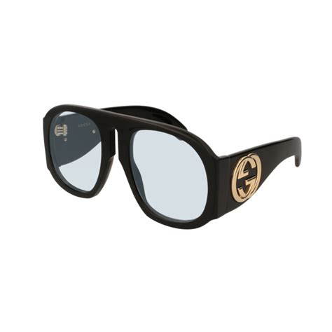 gucci gg0152s 001 black sunglasses woman