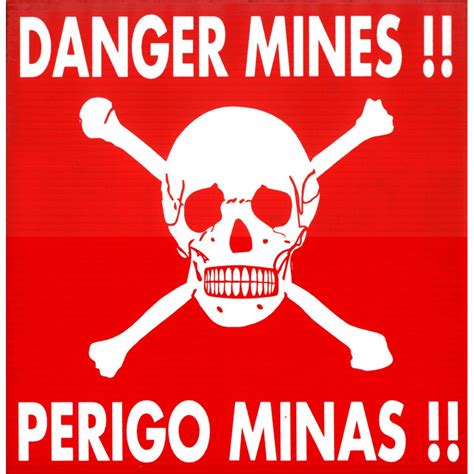 Panneaux Danger Mines