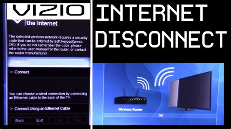 Then the wps option/advancedwireless option will become an available selection. Vizio TV How to disconnect and connect to Internet / WIFI ...