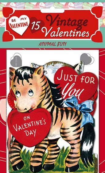 15 Vintage Valentines Fun With Animals Vintage Valentine Cards