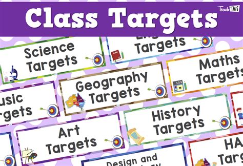 Class Targets Classroom Displays Classroom Games Teacher Resources