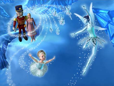 Clara And The Nutcracker And The Snow Fairies From Barbie In The
