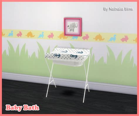 The Best Baby Bath By Nathaliasims Sims 4 Cc Möbel Babybaden Sims
