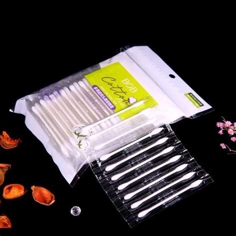 Buy Disposable Double Ended Cotton Swabs Individually Packaged For Portable