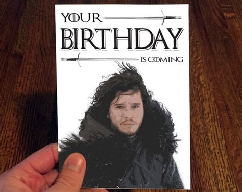 Jon Snow Your Birthday Is Coming