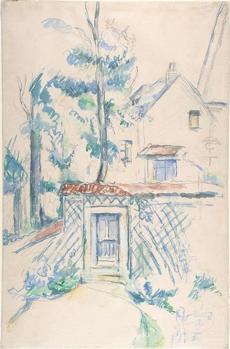 Enter To The Garden Painting By Paul Cezanne Paintings Fine Art America