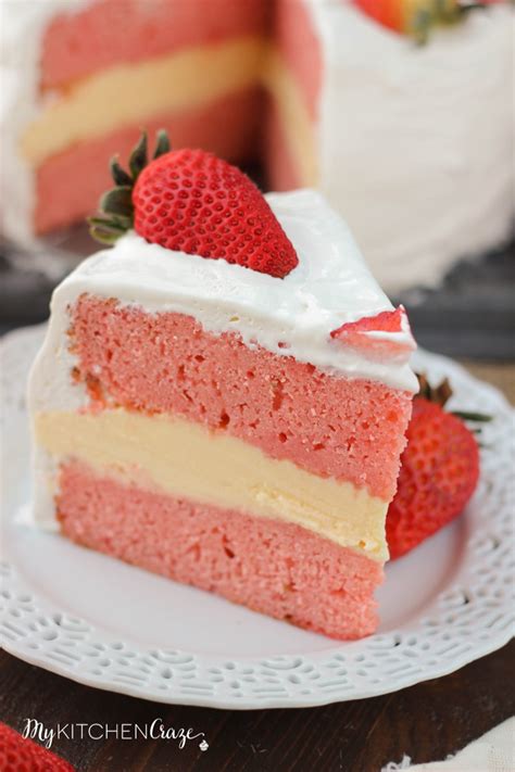 Strawberry Ice Cream Cake My Kitchen Craze