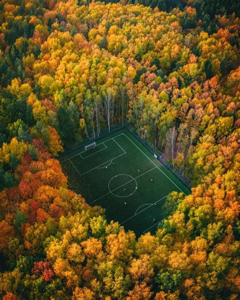 Its dimensions and markings are defined by law 1 of the laws of the game. This football pitch hidden in the jungle in Meshchersky ...