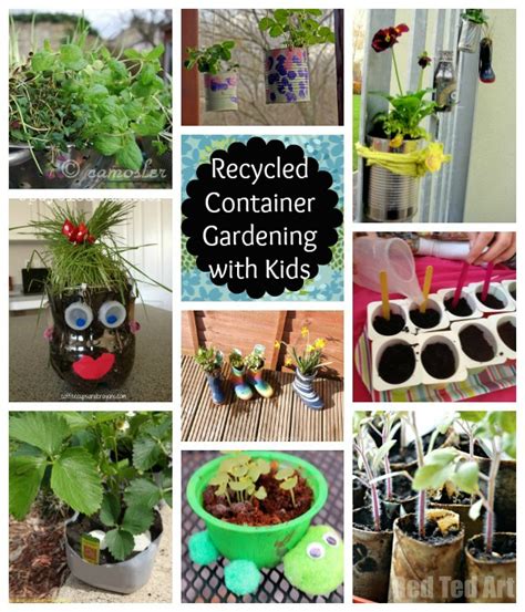 Recycled Container Gardening With Kids Inspiration Laboratories