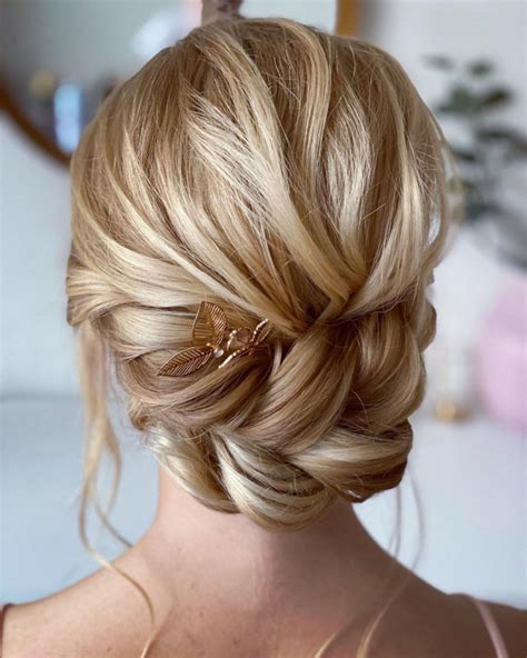 40 Beautiful Updo Hairstyles For 2022 Braided Low Bun