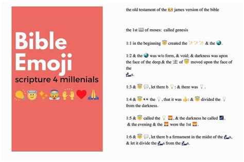 heaven sent bible emoji translates scriptures for millennials bible emoji bible versions
