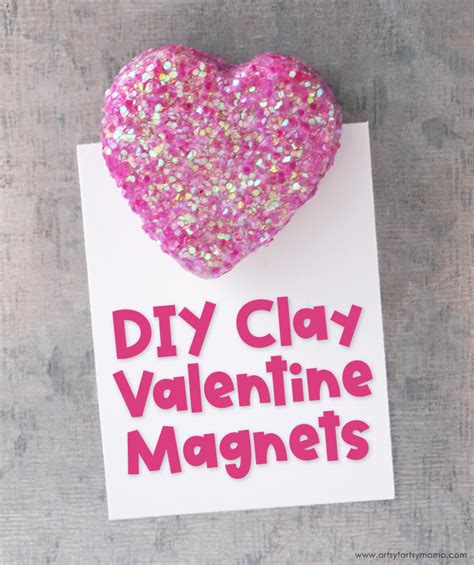 3 Ingredient Clay Valentine Magnets Artsy Fartsy Mama