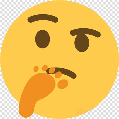 Discord Thinking Emoji Clipart Icon Transparent Clip Art