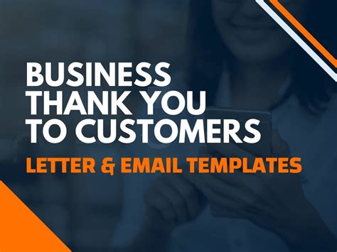 Business Thank You To Customers 6 Letter And Email Samples