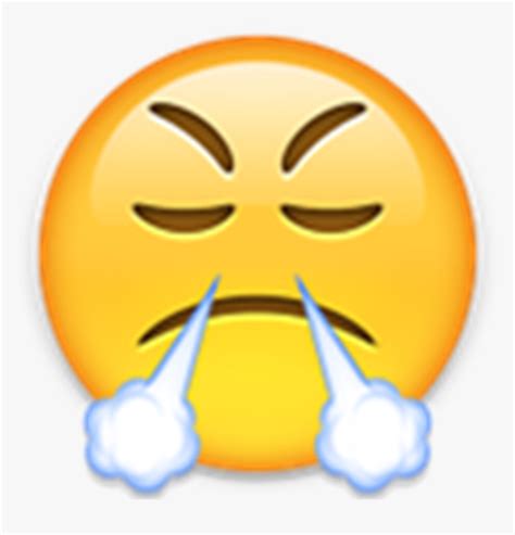 Angry Emoji Clipart Png Download Face With Steam From Nose Emoji