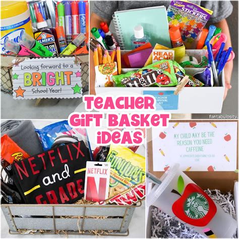Teacher Gift Basket Ideas To Show Your Appreciation What Mommy Does