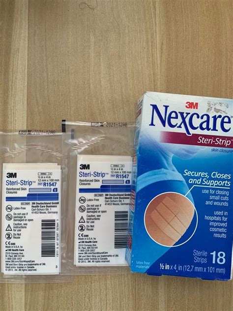 Nexcare Steri Strip Beauty Personal Care Sanitary Hygiene On Carousell