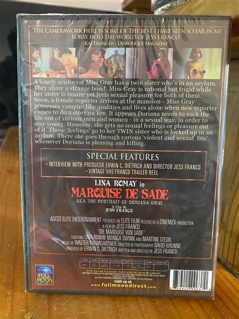 Marquise De Sade DVD Jess Franco Cult DVD NEW Lina Romay Dorien Gray Erotica EBay