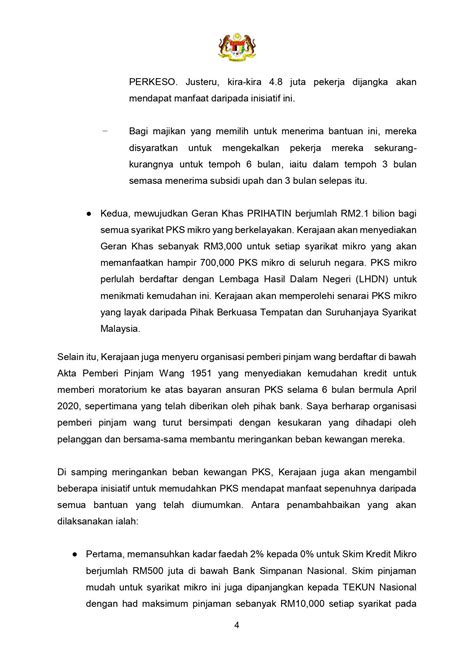 Majlis Keselamatan Negara On Twitter Teks Perutusan Khas Perdana