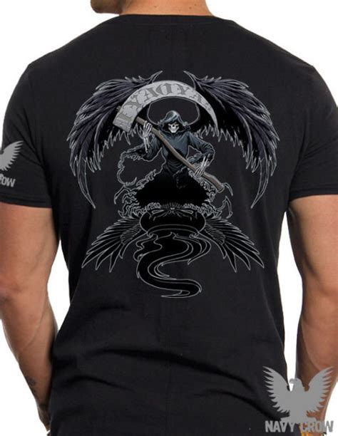 Us Navy Iyaoyas Grim Reaper Shirt United States Navy Clothing