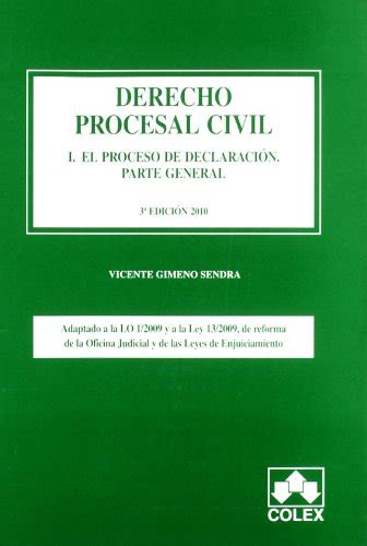 Afedeasad Derecho Procesal Civil I 3ª Ed Parte General Libro Vicente