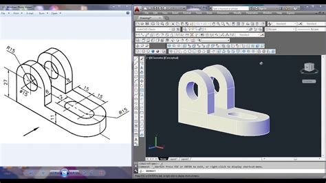 Autocad 3d Tutorial For Beginners Exercise 1 Youtube